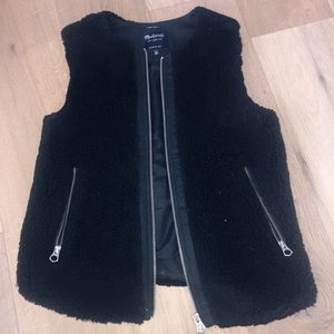 MADEWELL Black vest barely worn
